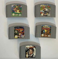 5x Nintendo64 Pikachu Console Games Happy to negotiate price on Individual Games