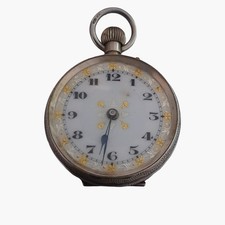 32mm Antique Swiss Sterling