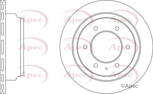 Rear axle brake discs - axle,