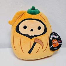 Halloween Squishmallow Pumpkin Otto Grim Reaper 8" US Exclusive Mallow Mash