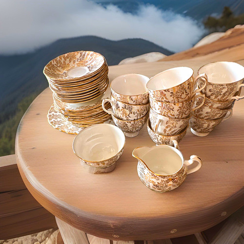 Crown regent bone china - crown, cup