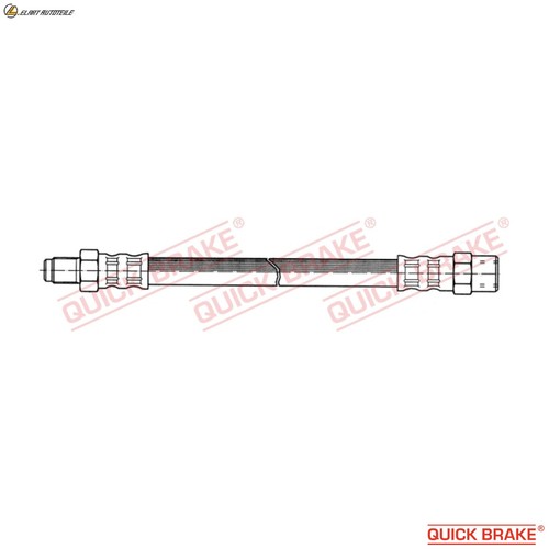 Brake hose 011 for - brake, 37.011
