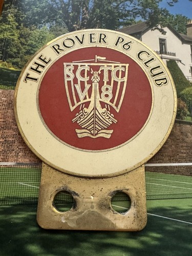 Rover club badge grill - p6,