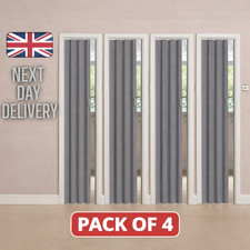 4 Grey Oak Effect Bi Folding