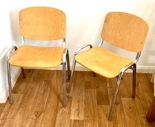 Vintage Stacking Chairs School