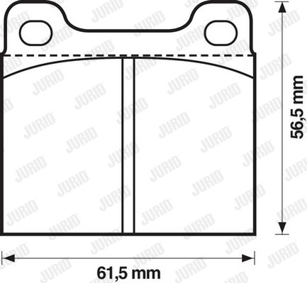 New brake pad set - pad, disc