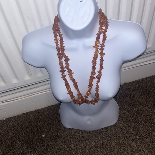 Vintage amber necklace - vintage, 95g