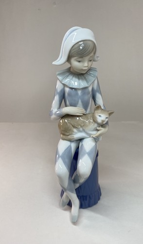 Nao lladro 0381 harlequin - 0381, "harlequin
