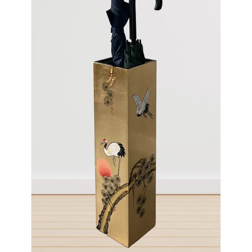 Apollonia gold leaf - leaf, crane