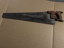 Vintage Henry Disston  D-7 Hand Saw 24” 8 tpi 