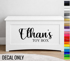 Personalised toy box name - box,