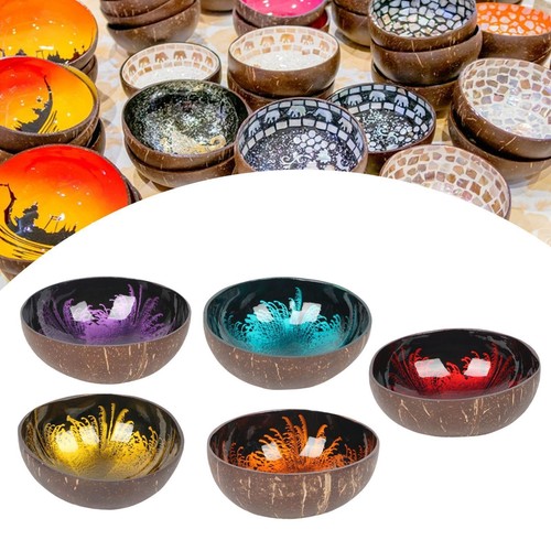 Coconut decorative bowl - decorative,