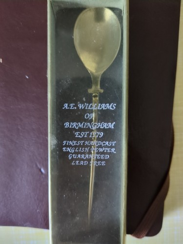 Williams pewter spoon - a.e.williams,