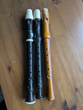 Vintage recorders aulos - recorders, x3