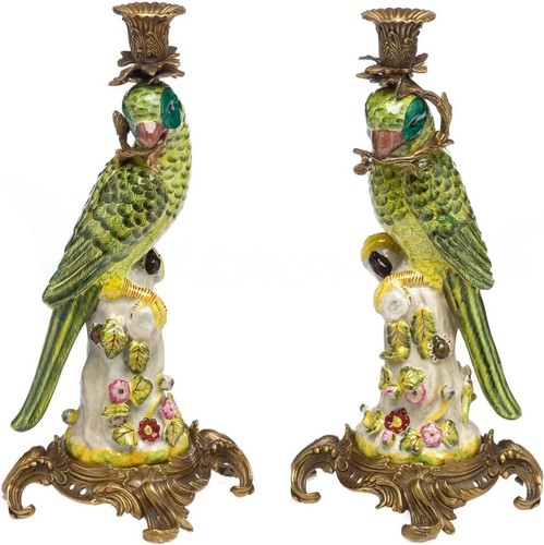 Pair bronze mounted - of,