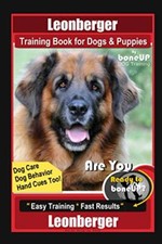 Leonberger Training Book for Dogs & Puppies By BoneUP DOG Training, Dog Care, Do