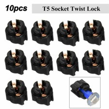 10x T5 Twist Lock Socket Dashboard Instrument Panel Cluster Dash Light Holder