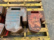 #B1693 8 x Massey Ferguson MF 100 series tractor front weights 135 165    NO VAT