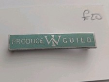 WI Women's Institute Produce Guild Vintage Enamel Pin Badge