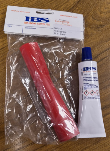 Red hypalon repair kit - red,