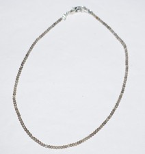 Sterling Silver Round Smoky