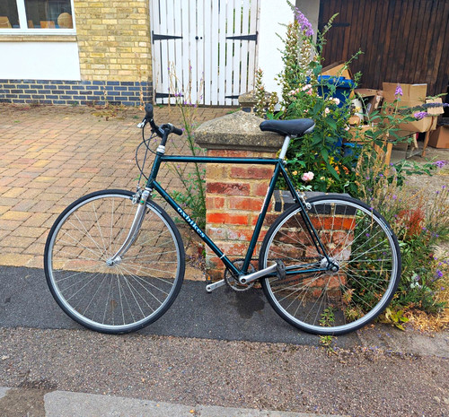 Raleigh 700c hybrid bike green - 700c,