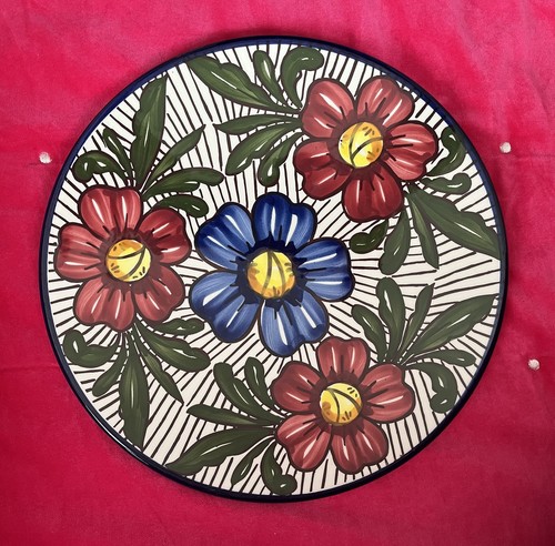 Spanish floral ceramic cake - spanish,