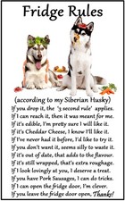 Siberian Husky Gift - Fridge