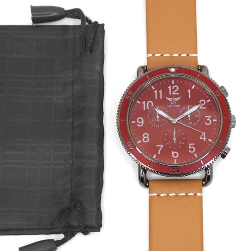 London men leather red - ny, men’s