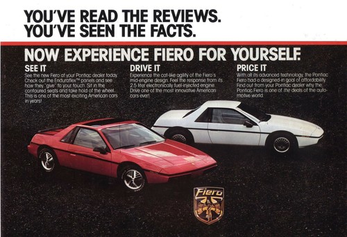 1986 pontiac fiero white and - pontiac,