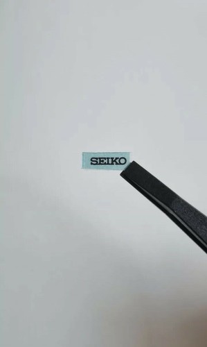 Seiko dial logo replacement - dial,