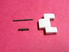 14 mm White Ceramic Watch Strap Links 6.5 mm lug Inc Tube and Pin Extending Link