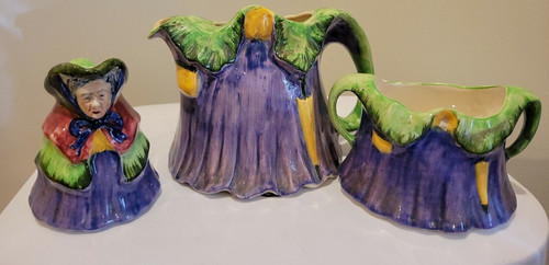 Little old lady tea pot - old,