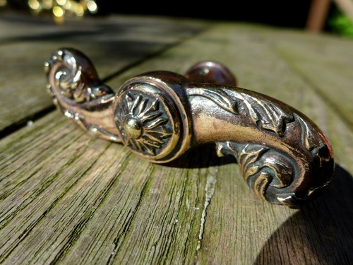 Antique brass window door - window,