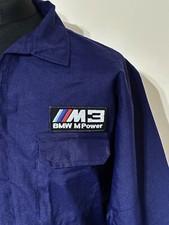 Classic BMW M3 M Power Badged Zip Navy Boiler Suit Overalls Size M 39-41" Chest