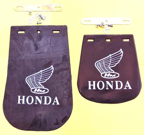 Pair honda mudguard - mudguard, mud