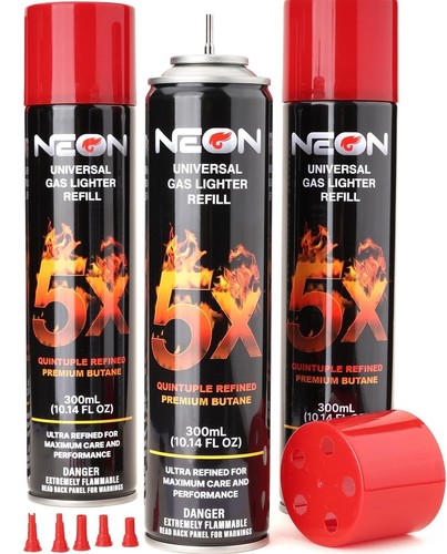 Cans neon refined butane - 3,