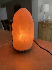 Madx Natural Himalayan Rock Salt Lamp 2-3kg on Wooden Base