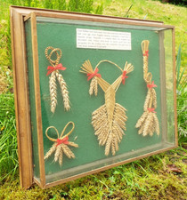 RARE CASED MUSEUM CORN DOLLY