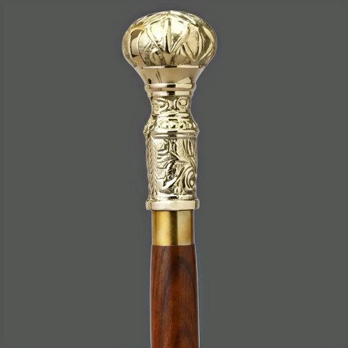 Vintage walking stick solid - vintage,