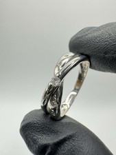 14ct White Gold Greek Open