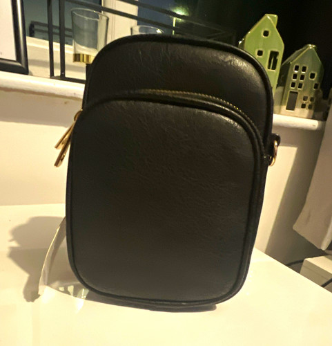 Moda black faux - leather, small