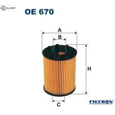 OIL FILTER OE 670 FOR SUZUKI WAGON/SORIO/Hatchback/R+/MPV SWIFT/III SPLASH 1.2L