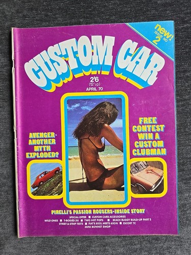 Custom car magazine april 1970 - custom,