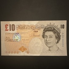 £10 note uncirculated