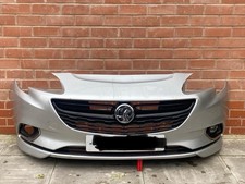 2016 VAUXHALL CORSA E LIMITED EDITION FRONT BUMPER COMPLETE IN SILVER