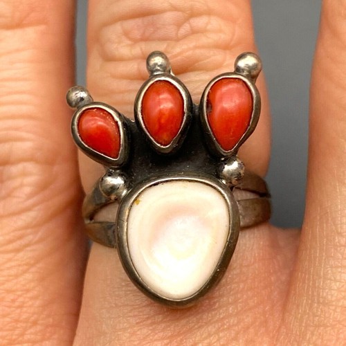 Vintage navajo native coral - navajo,