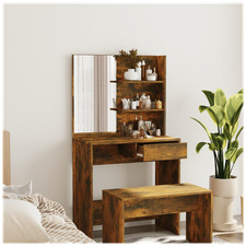 Dressing table smoked oak - smoked,