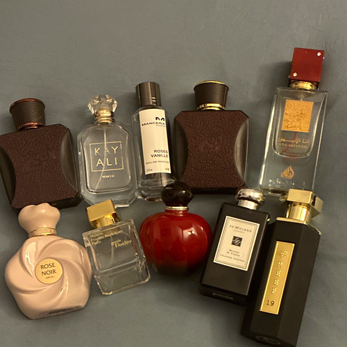 10x various perfume - 10x,
