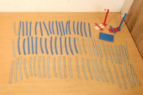 Vintage lego blue grey train - vintage,